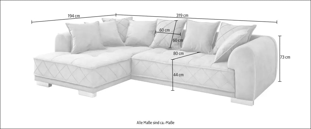 Kampinė sofa MI885 - €900 Save 50% __label:Pristatymas 1-2 d.d., color-pilka, kampai, material-aksomas,