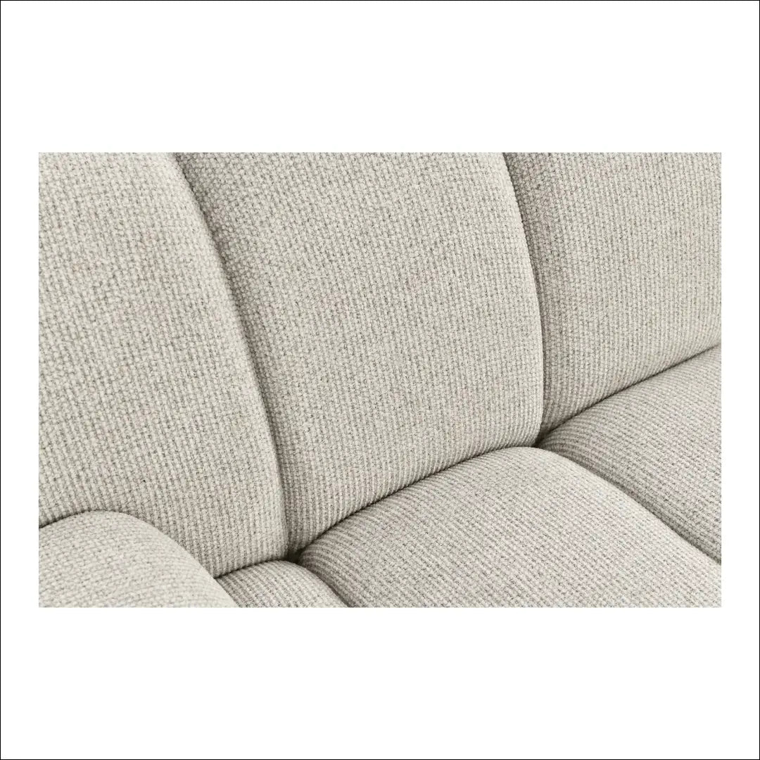2,5 vietos modulinė sofa su pufu smėlio spalvos atsukta į dešinę RD239 - €1,491 Save 15% __label:Pristatymas 5-14 d.d.,