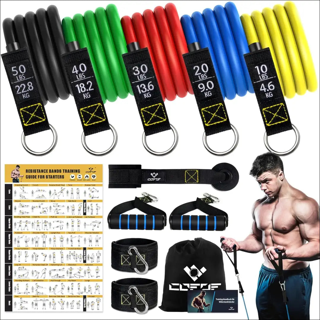 5 fitneso juostos SP095 - €8 Save 50% __label:Pristatymas 1-2 d.d., laisvalaikis, under-25 Iki €25 Exercise Bands &