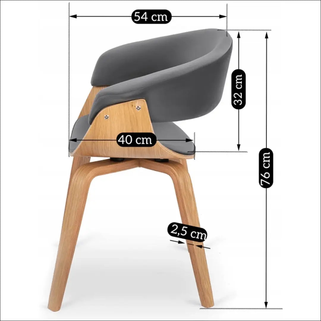 Aksominė kėdė pilka/auksinė ąžuolo spalvos TE1324 - €135 Save 15% __label:Pristatymas 5-14 d.d., Newelite Naujausi