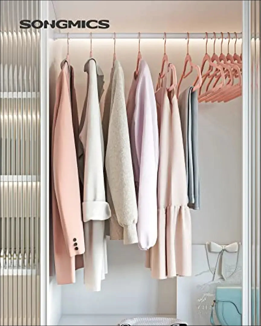Aksominių pakabų komplektas 50 vnt SM1327 - €53 Save 40% 50-100, __label:Pristatymas 5-14 d.d., notouch30, pakabos,