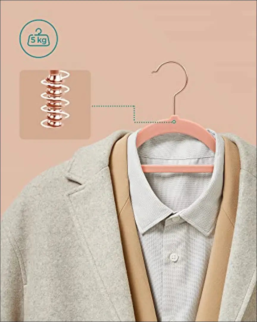 Aksominių pakabų komplektas 50 vnt SM1327 - €53 Save 40% 50-100, __label:Pristatymas 5-14 d.d., notouch30, pakabos,
