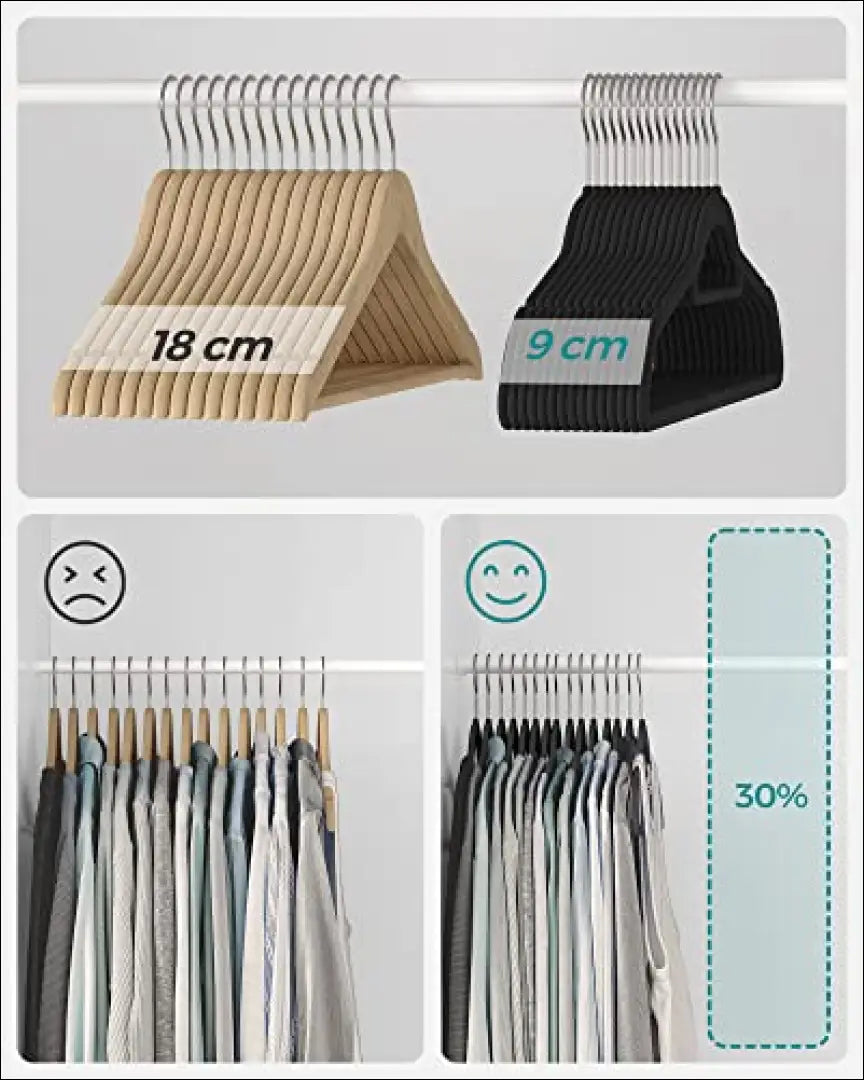 Aksominių pakabų komplektas SM1317 - €49 Save 30% 25-50, __label:Pristatymas 5-14 d.d., notouch30, pakabos, song