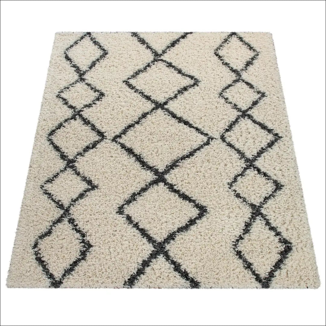 Apvalus ilgaplaukis kilimas RU1539 - €146 Save 50% 100-200, __label:Pristatymas 1-2 d.d., apvalus, color-kremas,