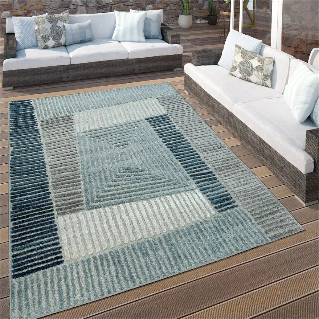 Apvalus kilimas RU1493 - €107 Save 50% 100-200, __label:Pristatymas 1-2 d.d., apvalus, color-melyna,