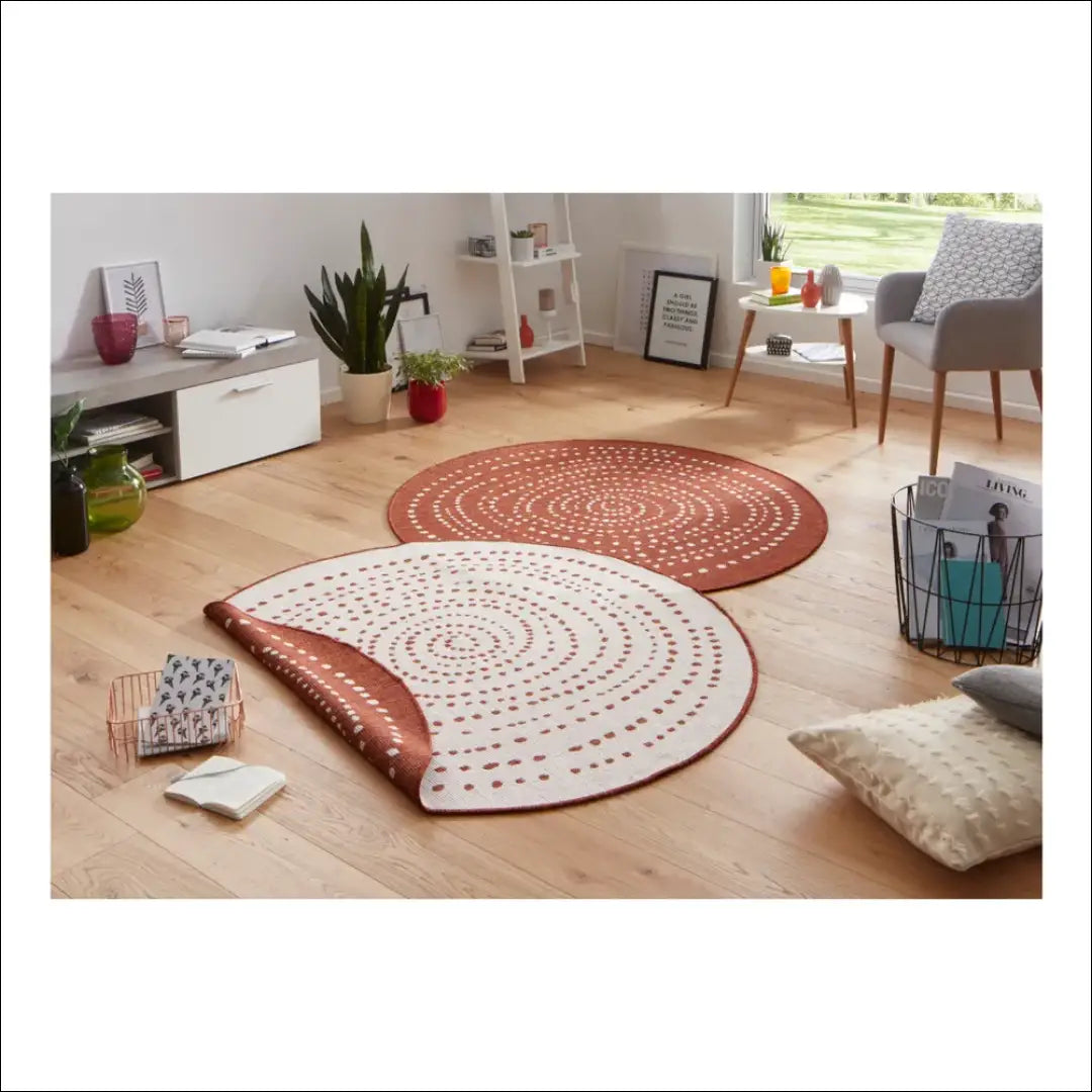 Apvalus kilimas RU822 - €89 Save 50% 50-100, __label:Pristatymas 1-2 d.d., apvalus, color-kremas, kilimai 200 cm