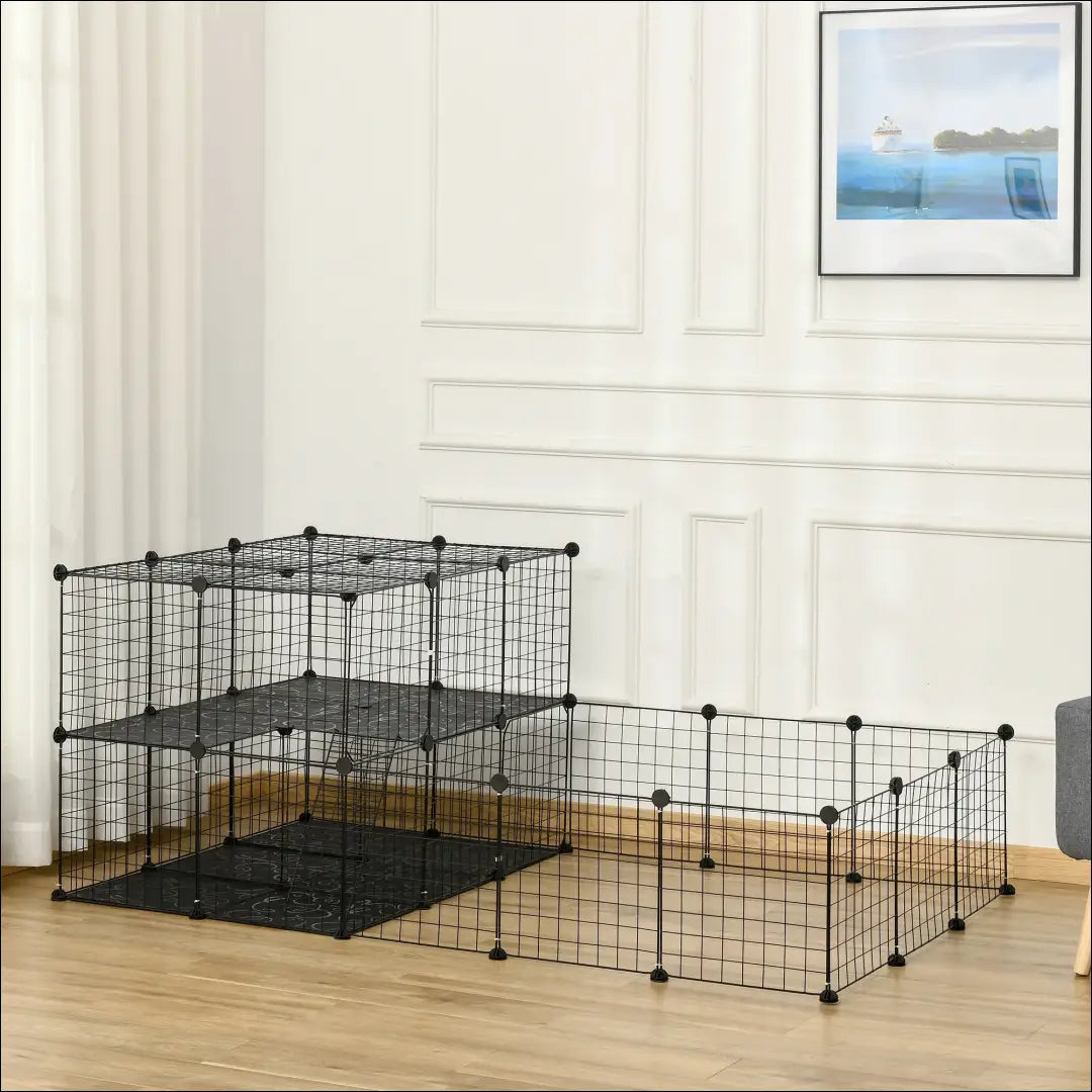 Augintinių aptvaras KI1439 - €35 Save 50% 25-50, __label:Pristatymas 1-2 d.d., color-juoda, gyvunai, kita €25 to €50