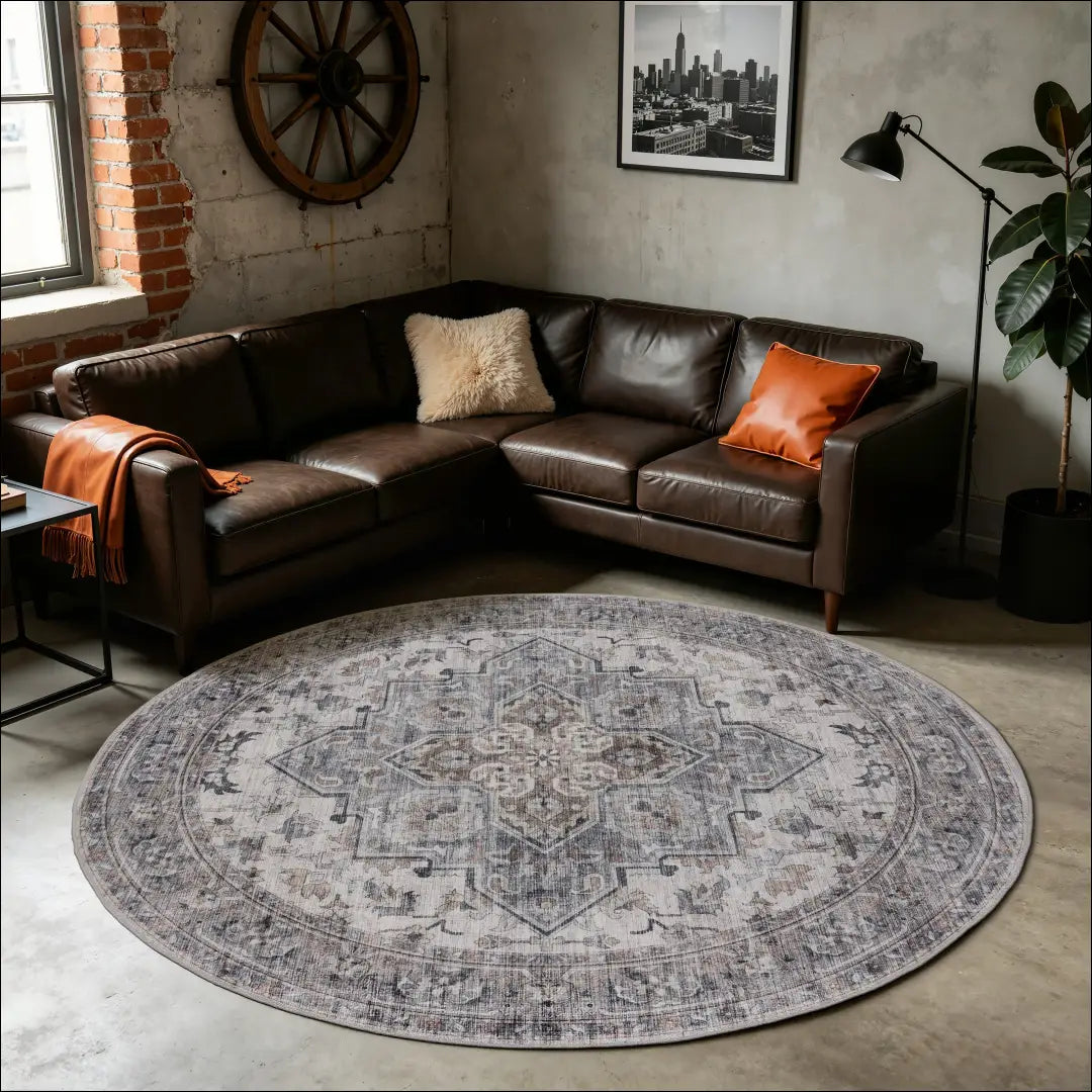Kilimas NI2950 - €55 Save 15% 100-200, 50-100, ayy2026new, kilimai, Kurzflorteppich waschbar Smėlio / Poliesteris / 120