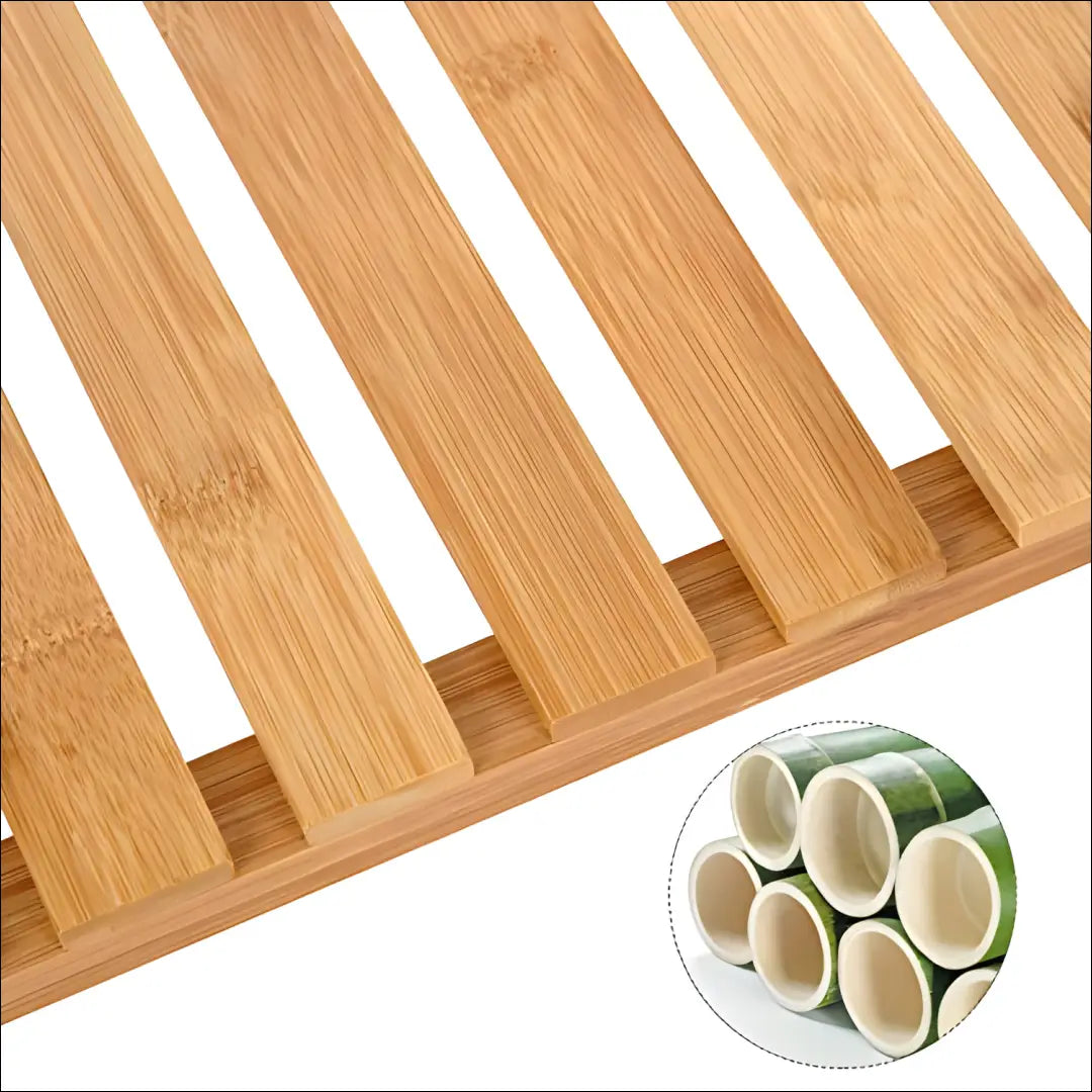 Bambukinė lentyna SM1951 - €62 Save 40% 50-100, __label:Pristatymas 5-14 d.d., notouch30, pastatoma-lentyna, song