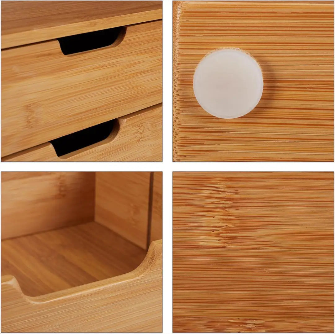 Bambukinė stalo dėžutė su stalčiais DA0179 - €30 Save 50% 25-50, __label:Pristatymas 1-2 d.d., biuro-reikmenys,