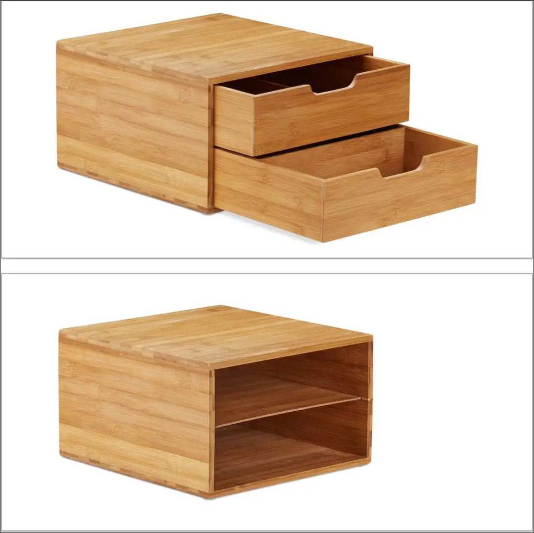 Bambukinė stalo dėžutė su stalčiais DA0179 - €30 Save 50% 25-50, __label:Pristatymas 1-2 d.d., biuro-reikmenys,