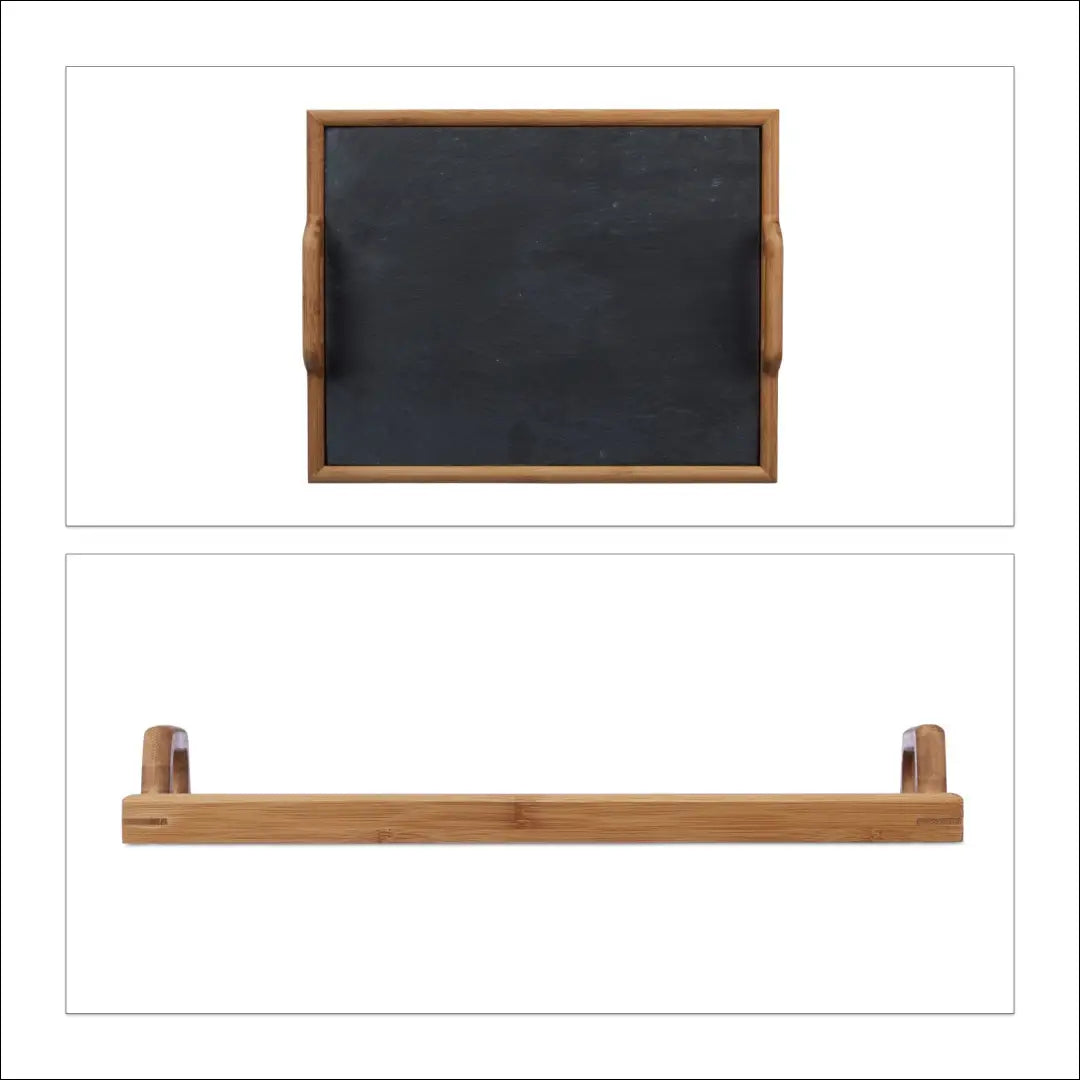 Bambukinis serviravimo padėklas DI10866 - €20 Save 50% __label:Pristatymas 1-2 d.d., color-juoda, color-ruda, indai,