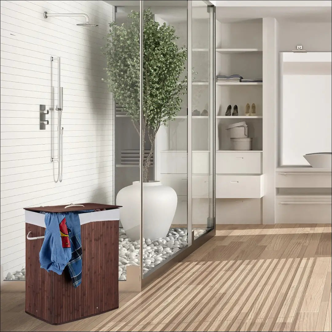 Bambukinis skalbinių rūšiavimo krepšys 9/5L DA0129 - €24 Save 50% __label:Pristatymas 1-2 d.d., skalbiniai, under-25,