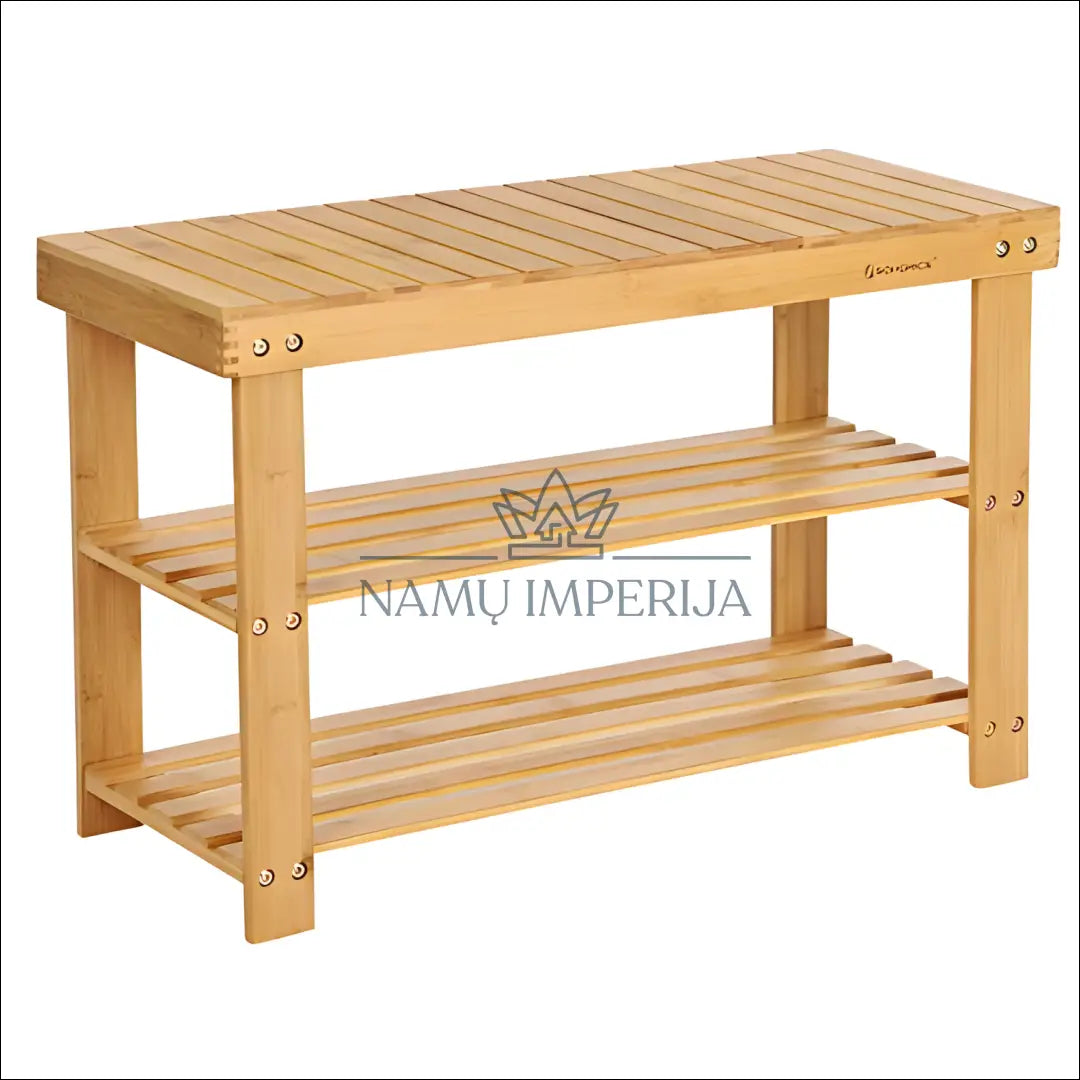 Bambukinis suoliukas su lentyna SM1479 - €65 Save 40% 50-100, __label:Pristatymas 5-14 d.d., batu-suoliukas, notouch30,
