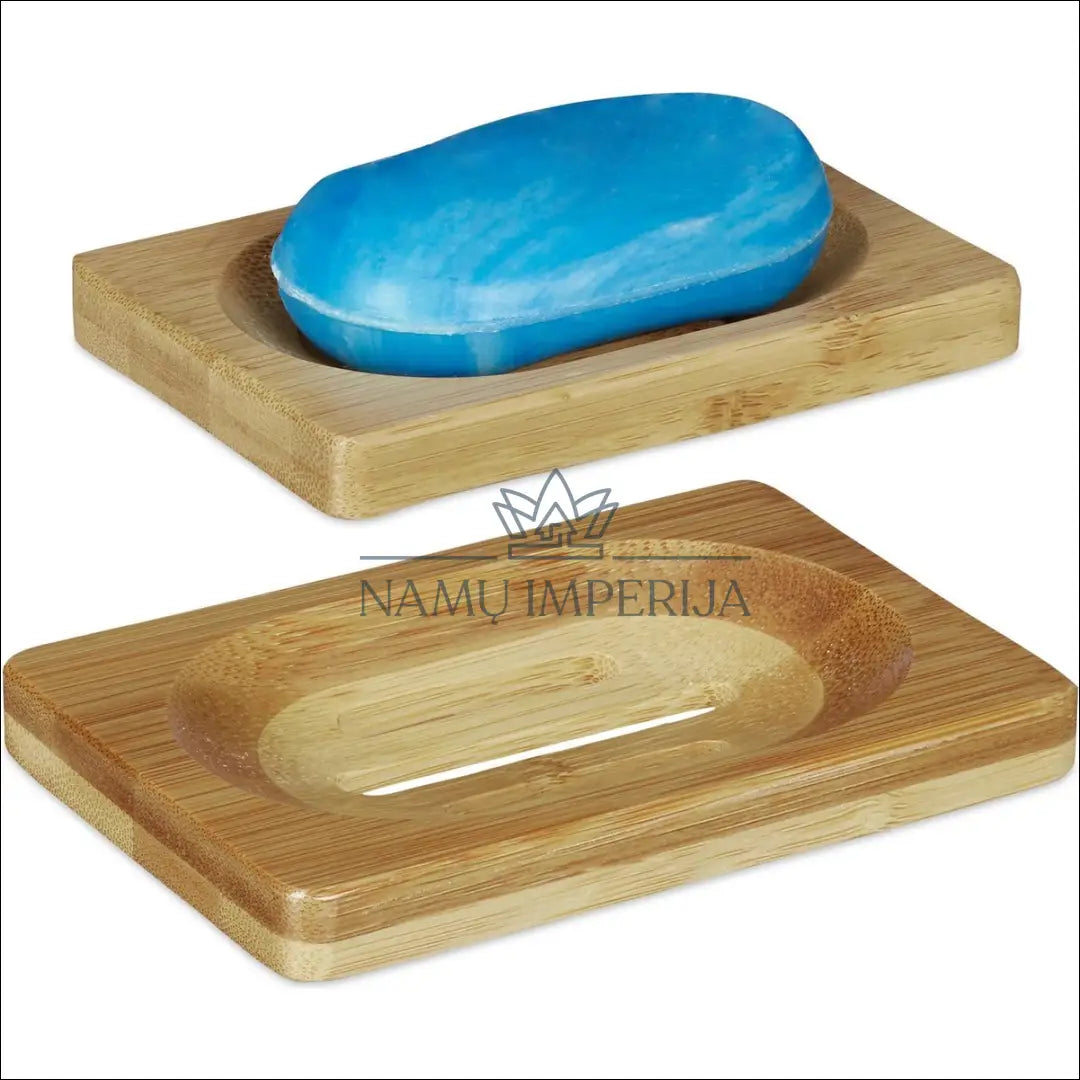 Bambukinių muilinių komplektas (2vnt) DI8860 - €7 Save 55% __label:Pristatymas 1-2 d.d., color-ruda, interjeras,