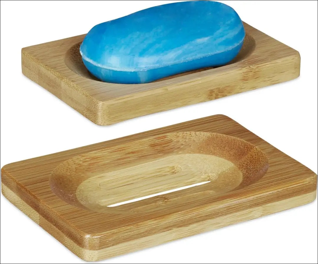 Bambukinių muilinių komplektas (2vnt) DI8860 - €8 Save 50% __label:Pristatymas 1-2 d.d., color-ruda, interjeras,