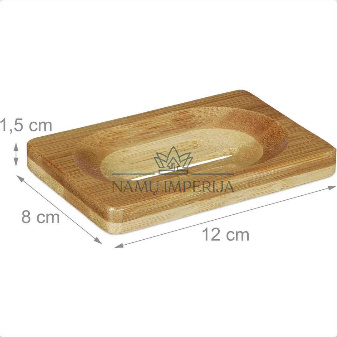 Bambukinių muilinių komplektas (2vnt) DI8860 - €7 Save 55% __label:Pristatymas 1-2 d.d., color-ruda, interjeras,