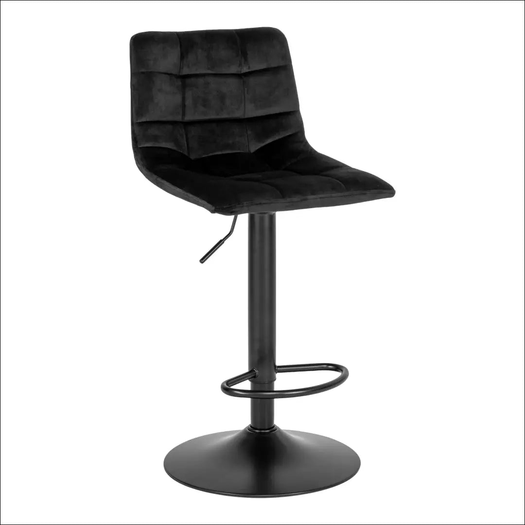 Baro kėdė aksominė juoda juodos kojelės N1207 RD053 - €104 Save 15% 100-200, __label:Pristatymas 5-14 d.d., Bar &
