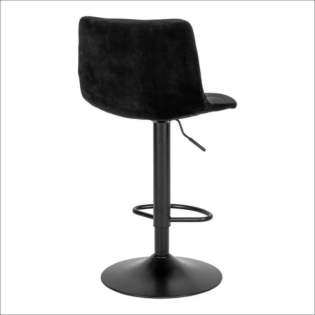 Baro kėdė aksominė juoda juodos kojelės N1207 RD053 - €104 Save 15% 100-200, __label:Pristatymas 5-14 d.d., Bar &