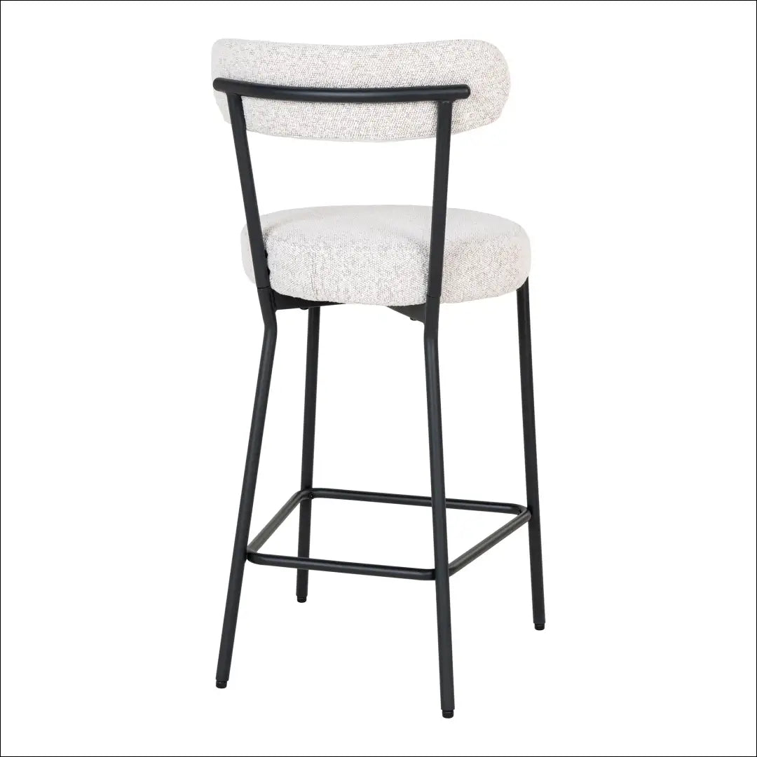 Baro kėdė buklė balta juodos kojos RD060 - €97 Save 15% 50-100, __label:Pristatymas 5-14 d.d., Balta, Bar & Counter