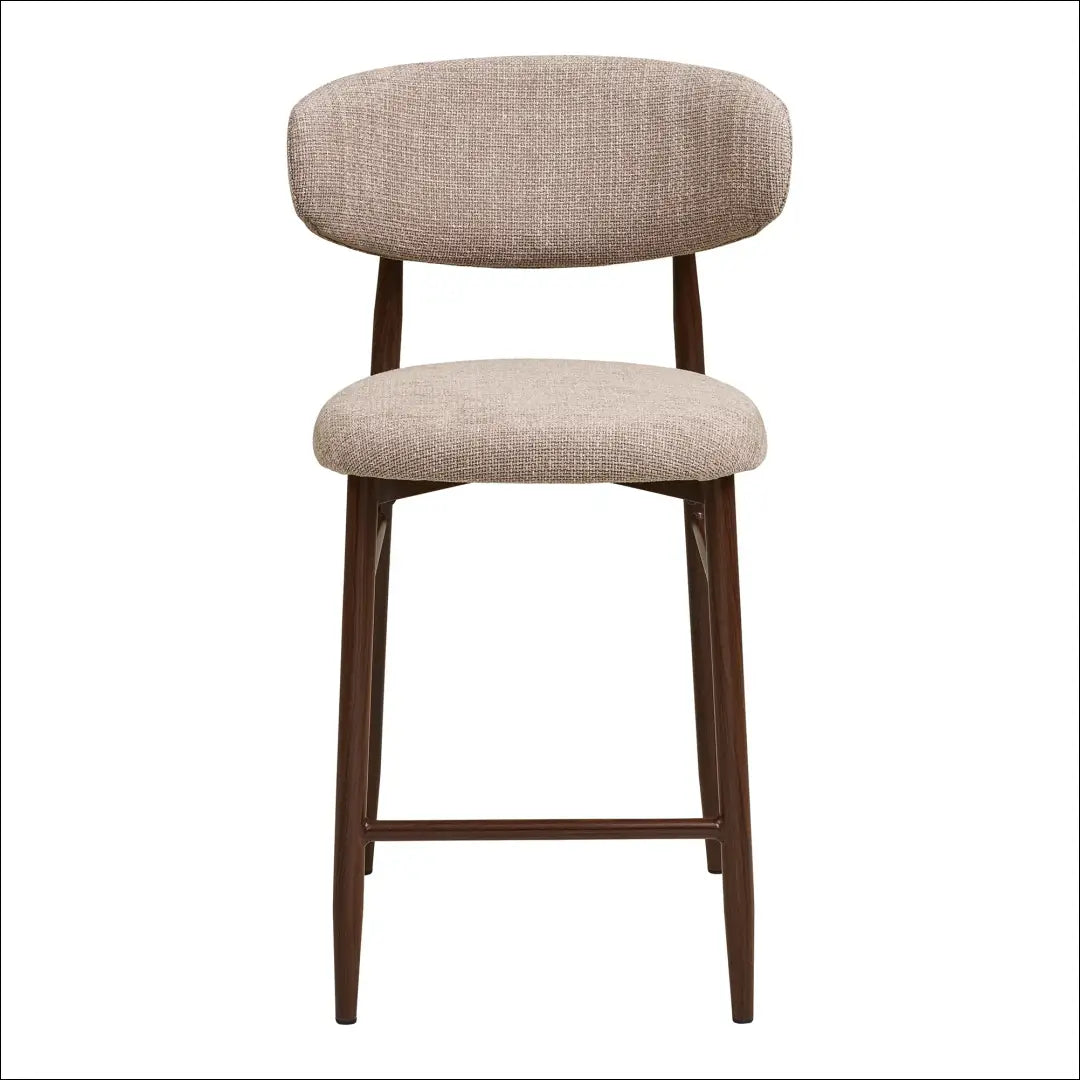 Baro kėdė smėlio spalvos medžio imitacijos kojos riešuto RD100 - €145 Save 15% 100-200, __label:Pristatymas 5-14 d.d.,