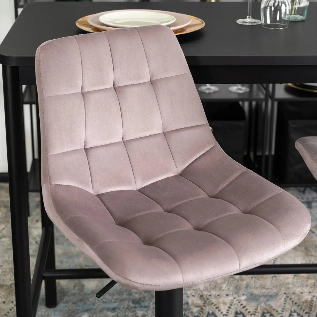 Baro kėdė su veliūro audiniu rožinės spalvos TE246 - €47 Save 15% 25-50, __label:Pristatymas 5-14 d.d., elite, Hokery,