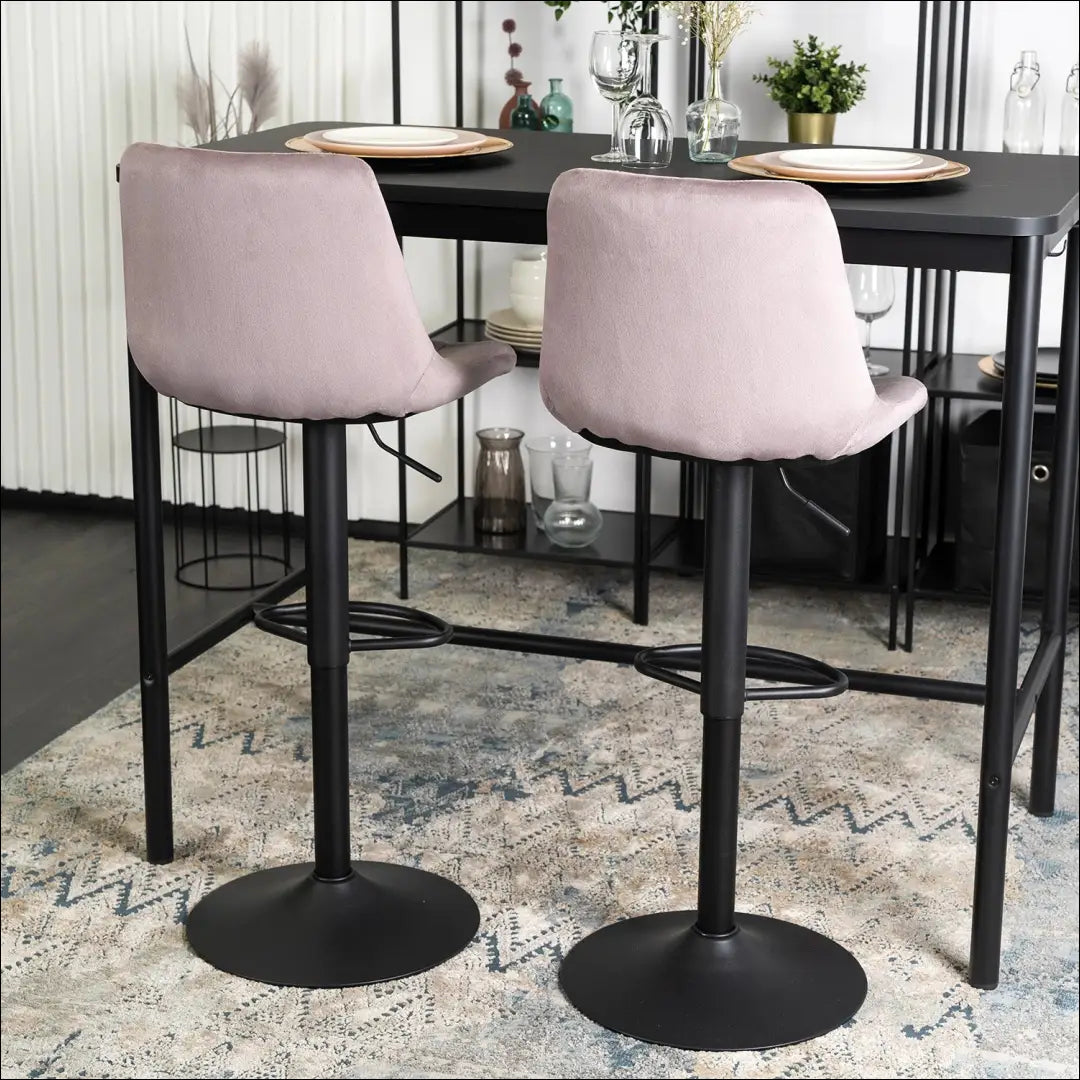 Baro kėdė su veliūro audiniu rožinės spalvos TE246 - €47 Save 15% 25-50, __label:Pristatymas 5-14 d.d., elite, Hokery,