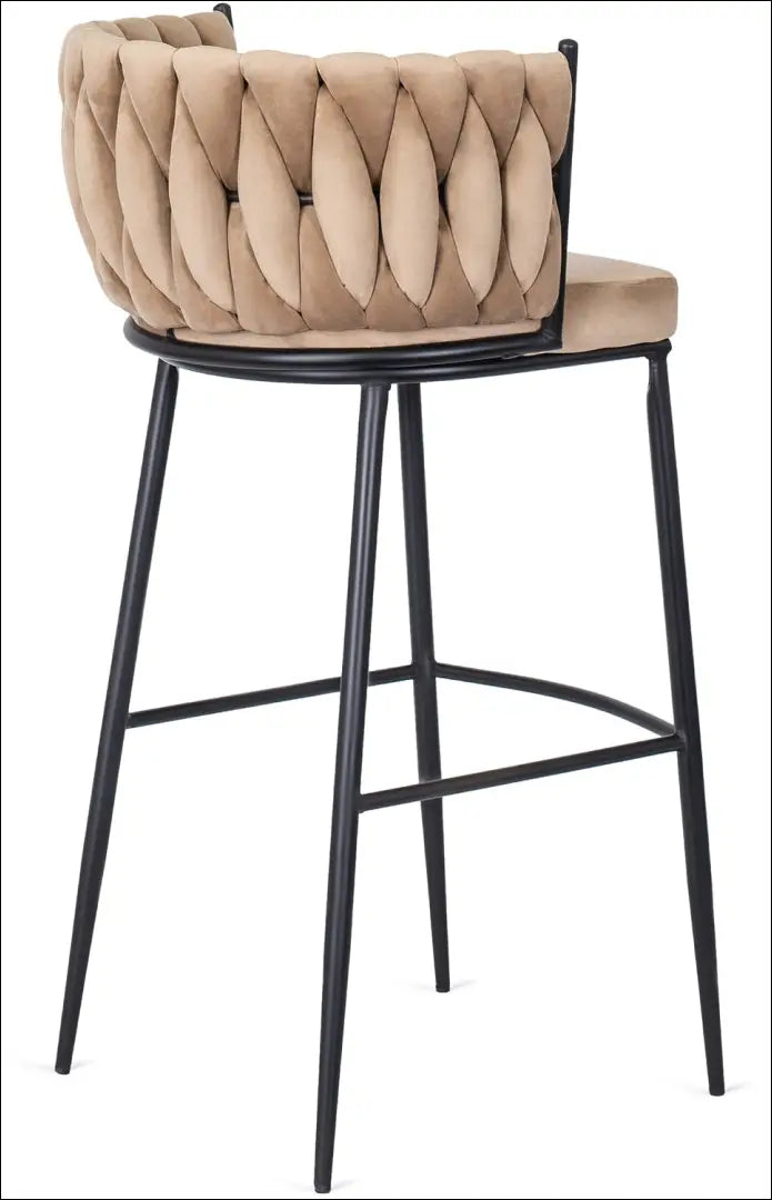 Baro kėdė su veliūro audiniu smėlio spalvos TE157 - €95 Save 15% 50-100, __label:Pristatymas 5-14 d.d., elite, Hokery,