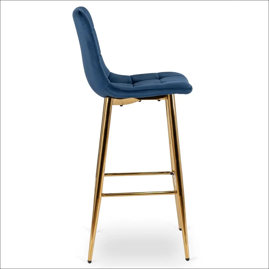 Baro kėdė su veliūro audiniu tamsiai mėlynos spalvos TE367 - €67 Save 15% 50-100, __label:Pristatymas 5-14 d.d., elite,