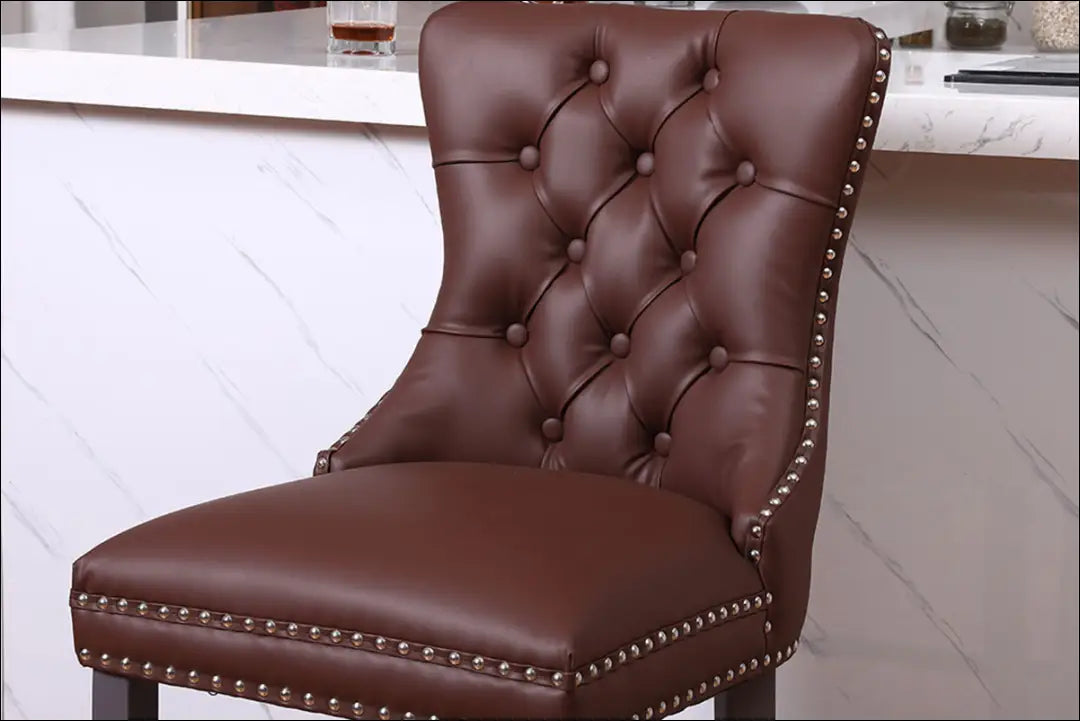 Baro kėdė VI1037 - €136 Save 50% 100-200, __label:Pristatymas 1-2 d.d., baro-kedes, color-ruda, material-dirbtine-oda