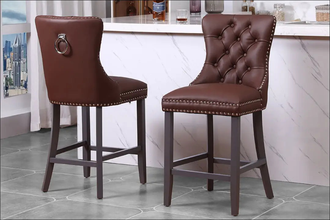 Baro kėdė VI1037 - €136 Save 50% 100-200, __label:Pristatymas 1-2 d.d., baro-kedes, color-ruda, material-dirbtine-oda