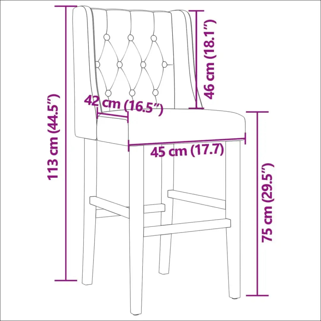 Baro kėdė VI1074 - €43 Save 50% 25-50, __label:Pristatymas 1-2 d.d., baro-kedes, color-melyna, material-gobelenas €25