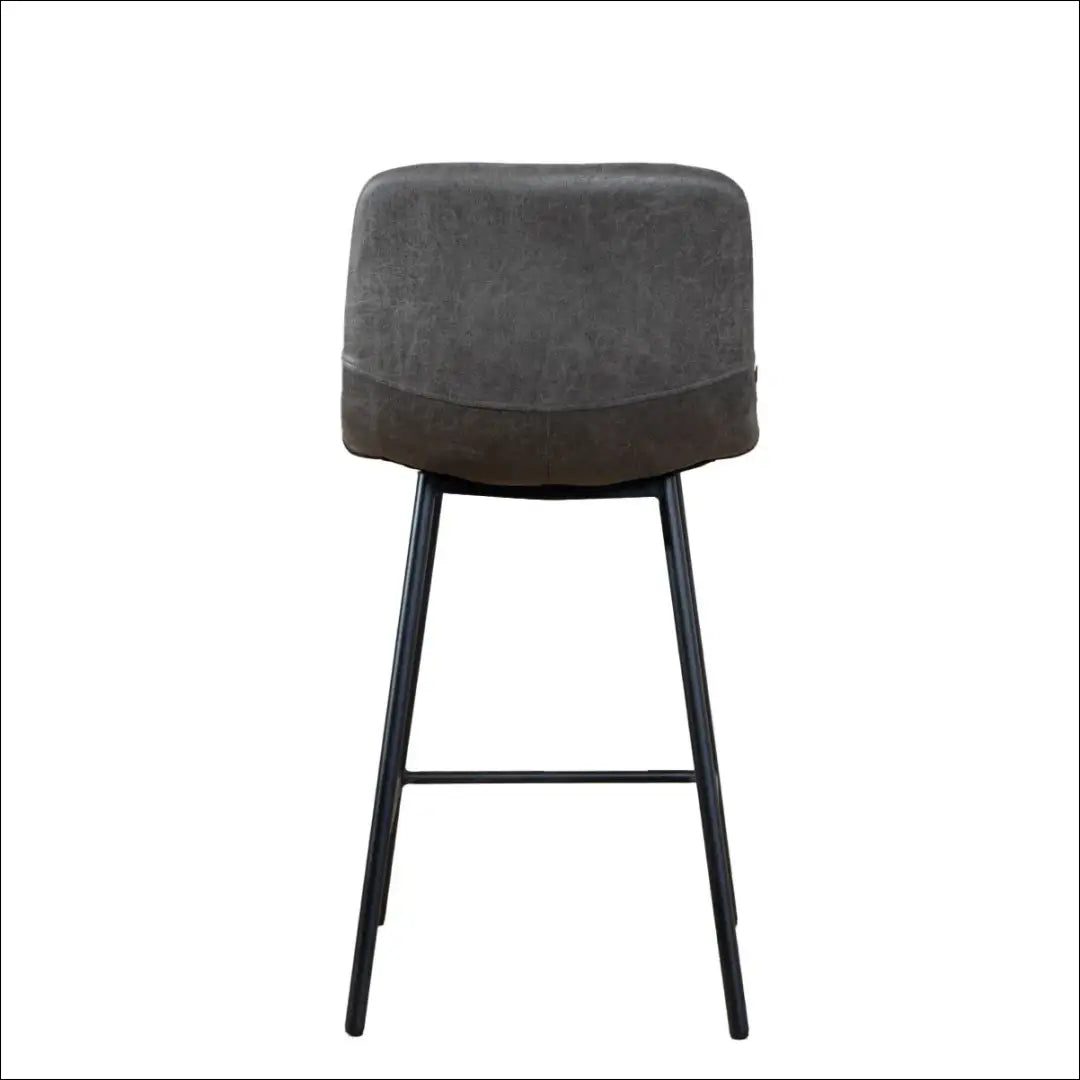 Baro kėdė VI1100 - €67 Save 50% 50-100, __label:Pristatymas 1-2 d.d., baro-kedes, color-pilka, material-dirbtine-oda