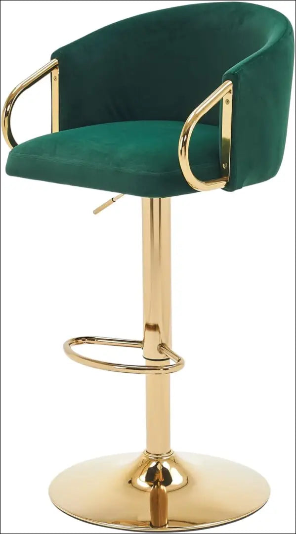 Baro kėdė VI1144 - €125 Save 50% 100-200, __label:Pristatymas 1-2 d.d., baro-kedes, color-auksine, color-zalia €100