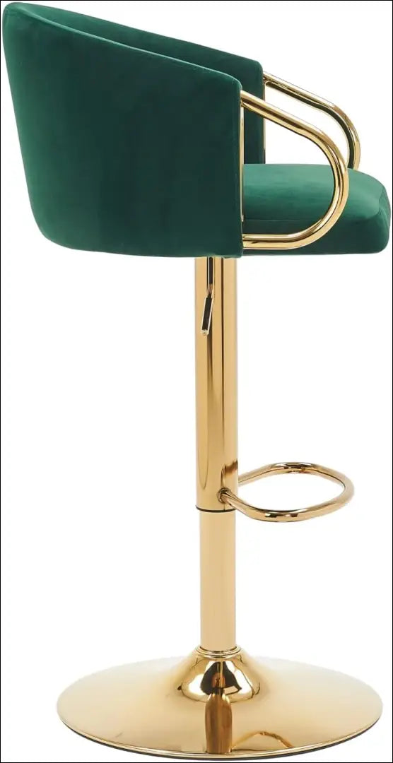 Baro kėdė VI1144 - €125 Save 50% 100-200, __label:Pristatymas 1-2 d.d., baro-kedes, color-auksine, color-zalia €100