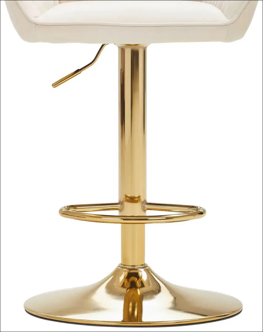 Baro kėdė VI1270 - €59 Save 50% 50-100, __label:Pristatymas 1-2 d.d., baro-kedes, color-kremas, material-aksomas €50