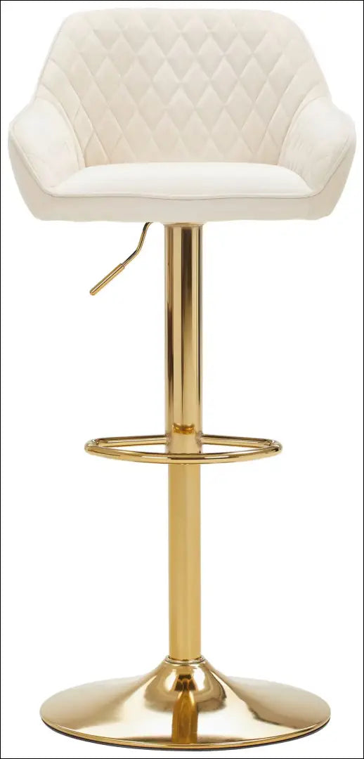 Baro kėdė VI1270 - €59 Save 50% 50-100, __label:Pristatymas 1-2 d.d., baro-kedes, color-kremas, material-aksomas €50