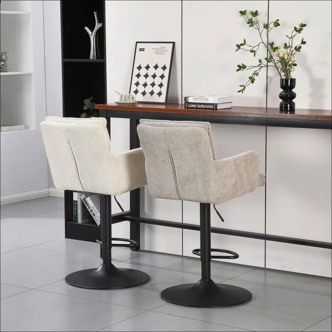 Baro kėdė VI1333 - €72 Save 50% 50-100, __label:Pristatymas 1-2 d.d., baro-kedes, color-smelio, material-poliesteris