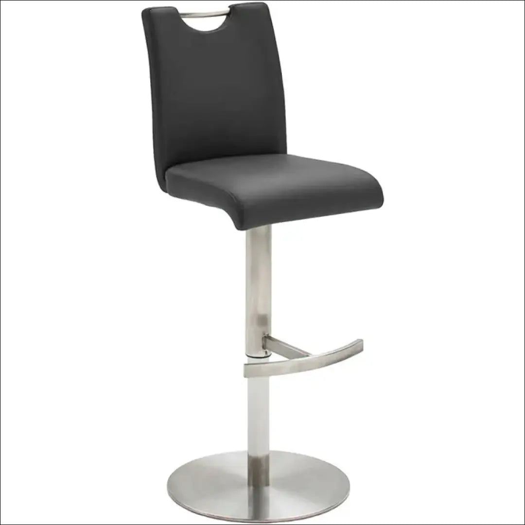 Baro kėdė VI1502 - €84 Save 50% 50-100, __label:Pristatymas 1-2 d.d., baro-kedes, color-juoda, material-dirbtine-oda