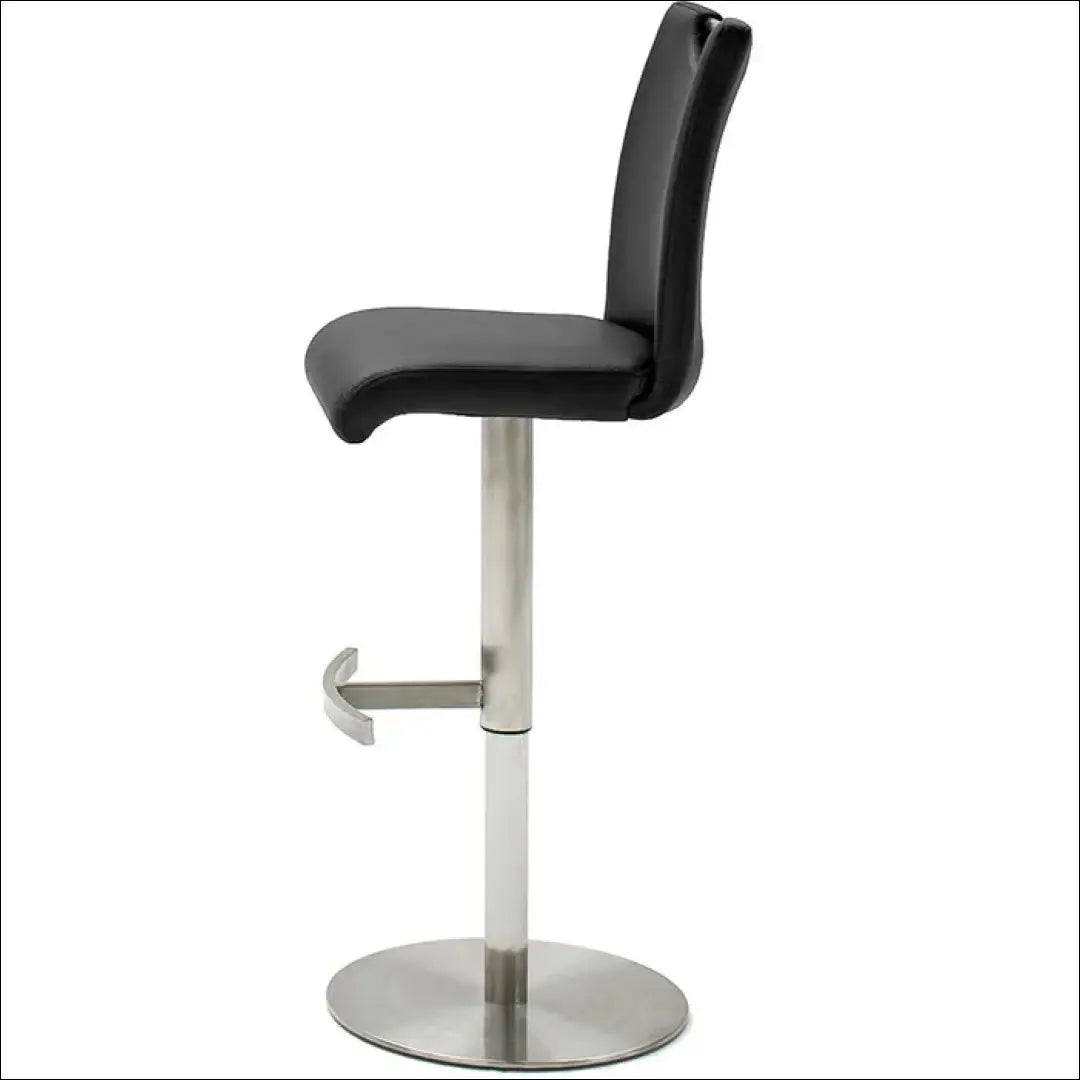Baro kėdė VI1502 - €84 Save 50% 50-100, __label:Pristatymas 1-2 d.d., baro-kedes, color-juoda, material-dirbtine-oda