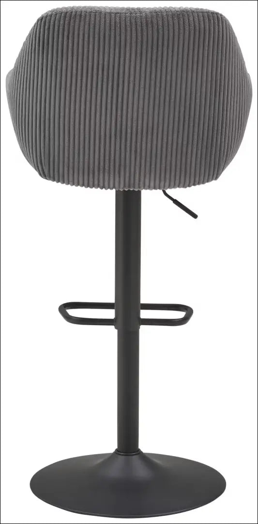 Baro kėdė VI1575 - €74 Save 50% 50-100, __label:Pristatymas 1-2 d.d., baro-kedes, color-pilka, material-aksomas Aksomas