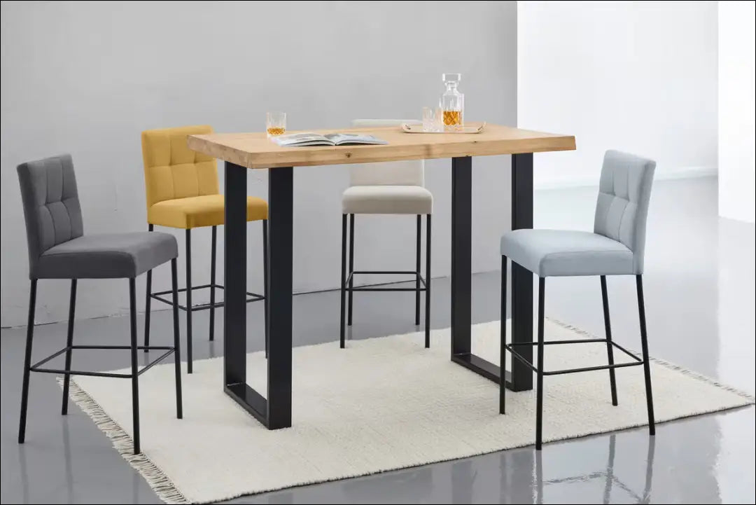 Baro kėdė VI1601 - €70 Save 50% 50-100, __label:Pristatymas 1-2 d.d., baro-kedes, color-smelio, material-gobelenas