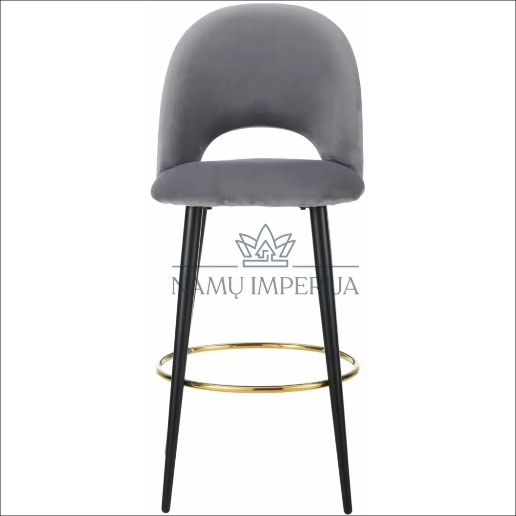 Baro kėdė VI289 - €94 Save 65% 50-100, baro-kedes, color-pilka, material-aksomas, spec Aksomas | Namų imperija
