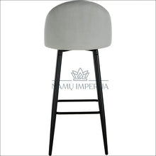 Įkelti vaizdą į galerijos rodinį, Baro kėdė VI360 - €59 Save 65% 50-100, baro-kedes, color-juoda, color-pilka, material-aksomas Aksomas | Namų
