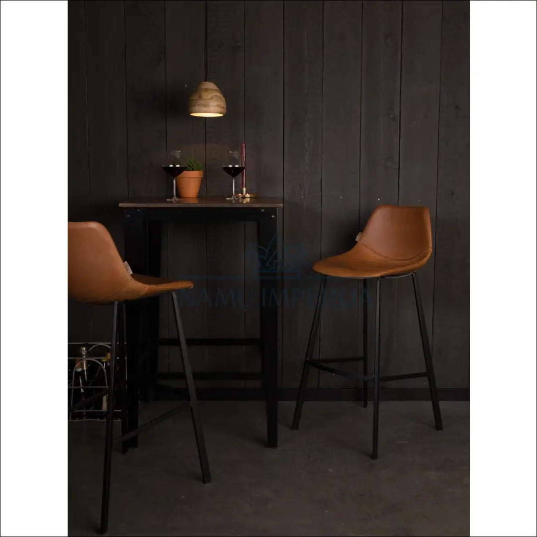 Baro kėdė VI471 - €130 Save 55% 100-200, baro-kedes, color-juoda, color-ruda, material-eko-oda kėdės | Namų