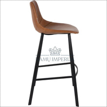 Įkelti vaizdą į galerijos rodinį, Baro kėdė VI471 - €130 Save 55% 100-200, baro-kedes, color-juoda, color-ruda, material-eko-oda kėdės | Namų
