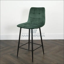 Įkelti vaizdą į galerijos rodinį, Baro kėdė VI559 - €85 Save 55% 50-100, baro-kedes, color-zalia, material-aksomas, material-poliesteris Aksomas
