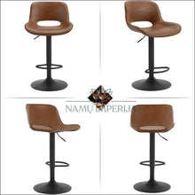 Įkelti vaizdą į galerijos rodinį, Baro kėdė VI608 - €75 Save 50% 50-100, baro-kedes, color-juoda, color-ruda, material-dirbtine-oda kėdės | Namų
