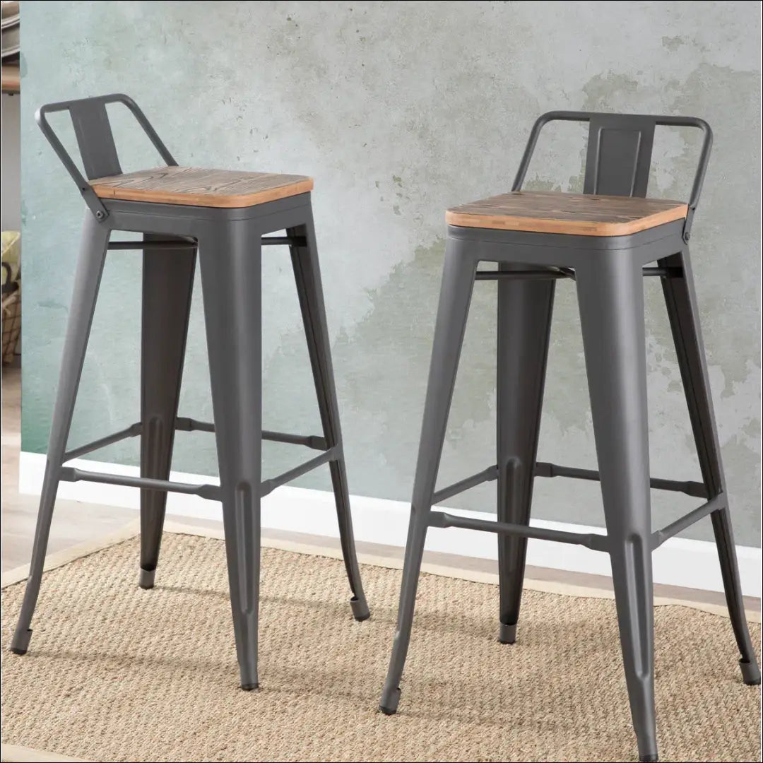 Baro kėdė VI980 - €65 Save 55% 50-100, __label:Pristatymas 1-2 d.d., baro-kedes, color-pilka, color-ruda €50 to €100