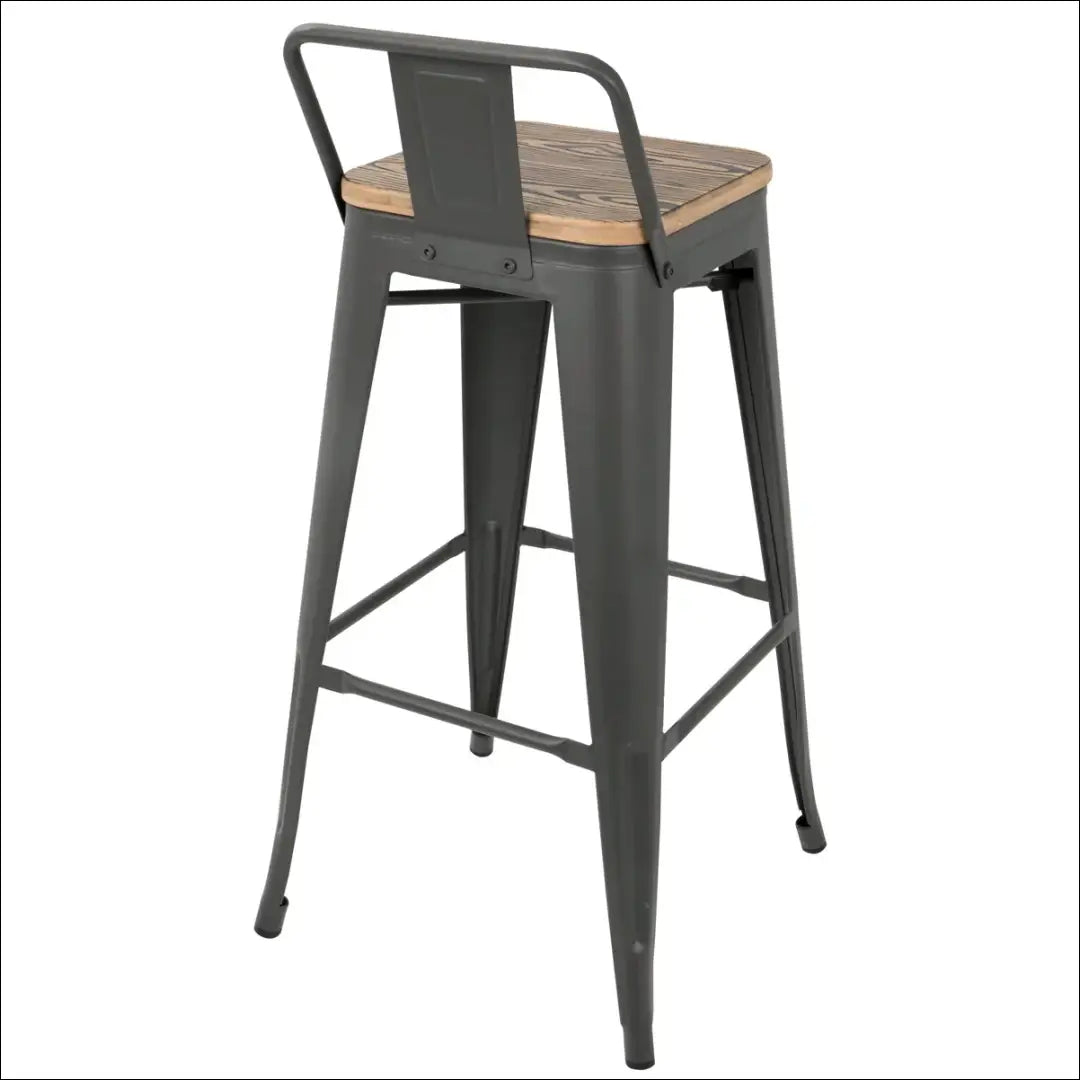 Baro kėdė VI980 - €65 Save 55% 50-100, __label:Pristatymas 1-2 d.d., baro-kedes, color-pilka, color-ruda €50 to €100